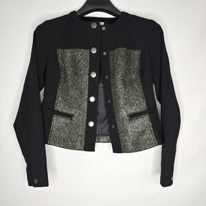 Cabi Cropped Panel Media Jacket